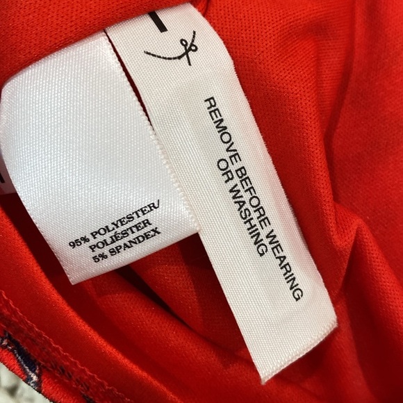 Ann Taylor red & blue classic dress size medium - Picture 6 of 8